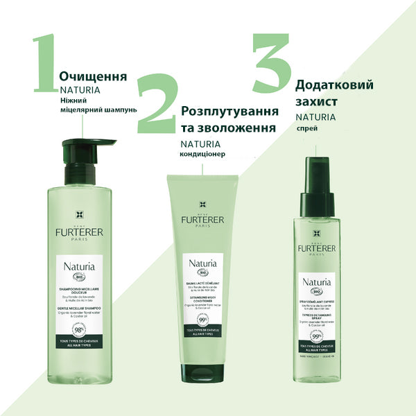 NATURIA Екстра ніжний міцелярний шампунь для щоденного використання  400мл